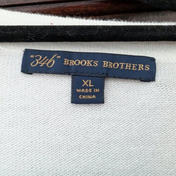 Brooks Brothers White Cardigan or Shrug Size XL - Picture 2 of 4
